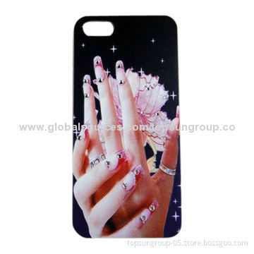 PC Case for iPhone 5S, Personalized Rhinestone-studded, OEM and ODM Orders Welcomed